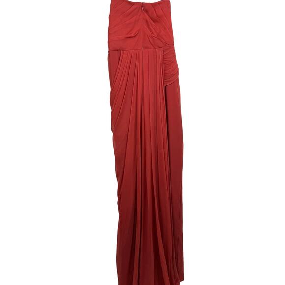 Marchesa Notte Luxury Silk Pageant Cocktail Evening Prom Dress Size 4 NWT $990 - Picture 8 of 12